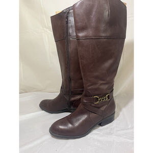 Lauren Ralph Lauren Boot MENNA Size 7.5 B Leather Riding OLD MONEY CLASSIC LOOK